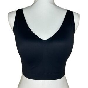 Soma Enbliss Racerback Bralette XL‎ Wireless Padded Black Comfort Soft Stretch